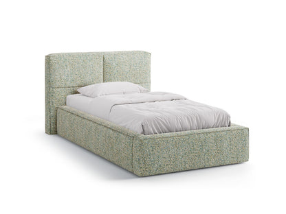 Darren — Bed Moss Green Melange (Puente 33) Black Plastic