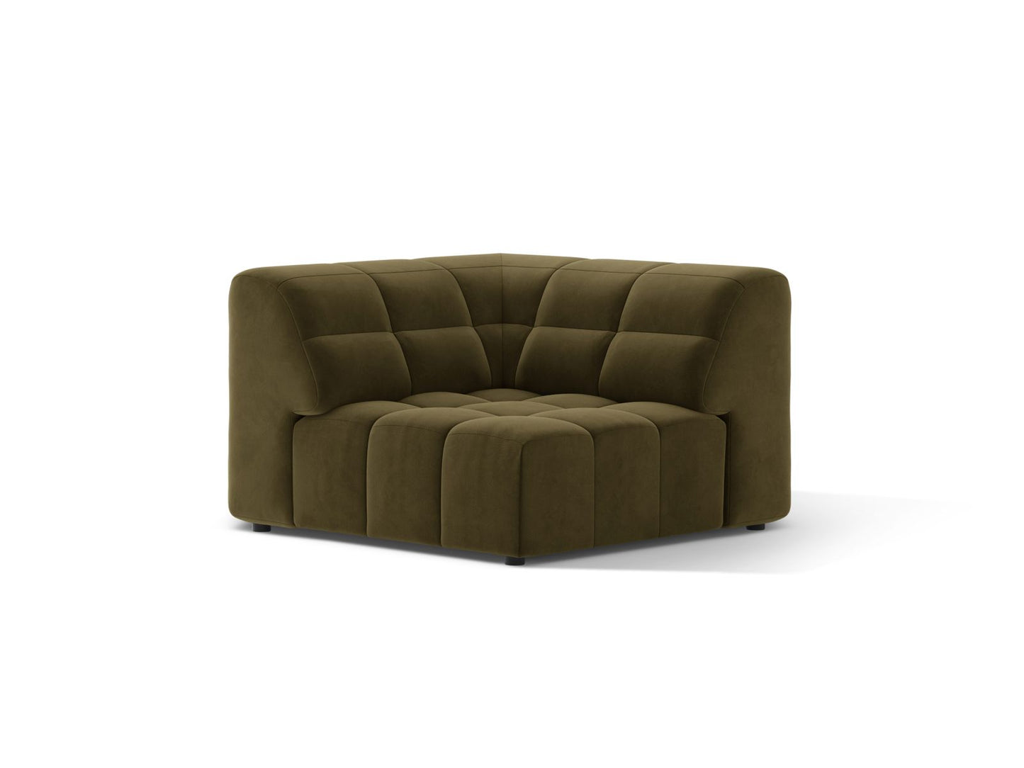 Jennifer — Modular Sofa (99x99x78 cm) Green (Bluvel 77)