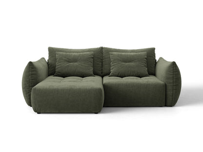Bloom — Sofa (250x152x87 cm) Moss Green (Wind 75) Left