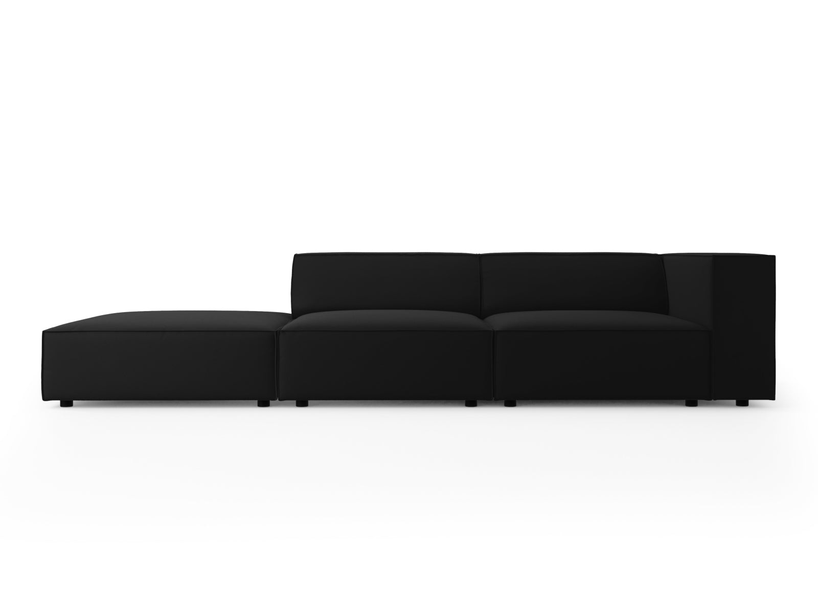 Arendal — Diivan Must (Casino Black) Must Plast Vasak