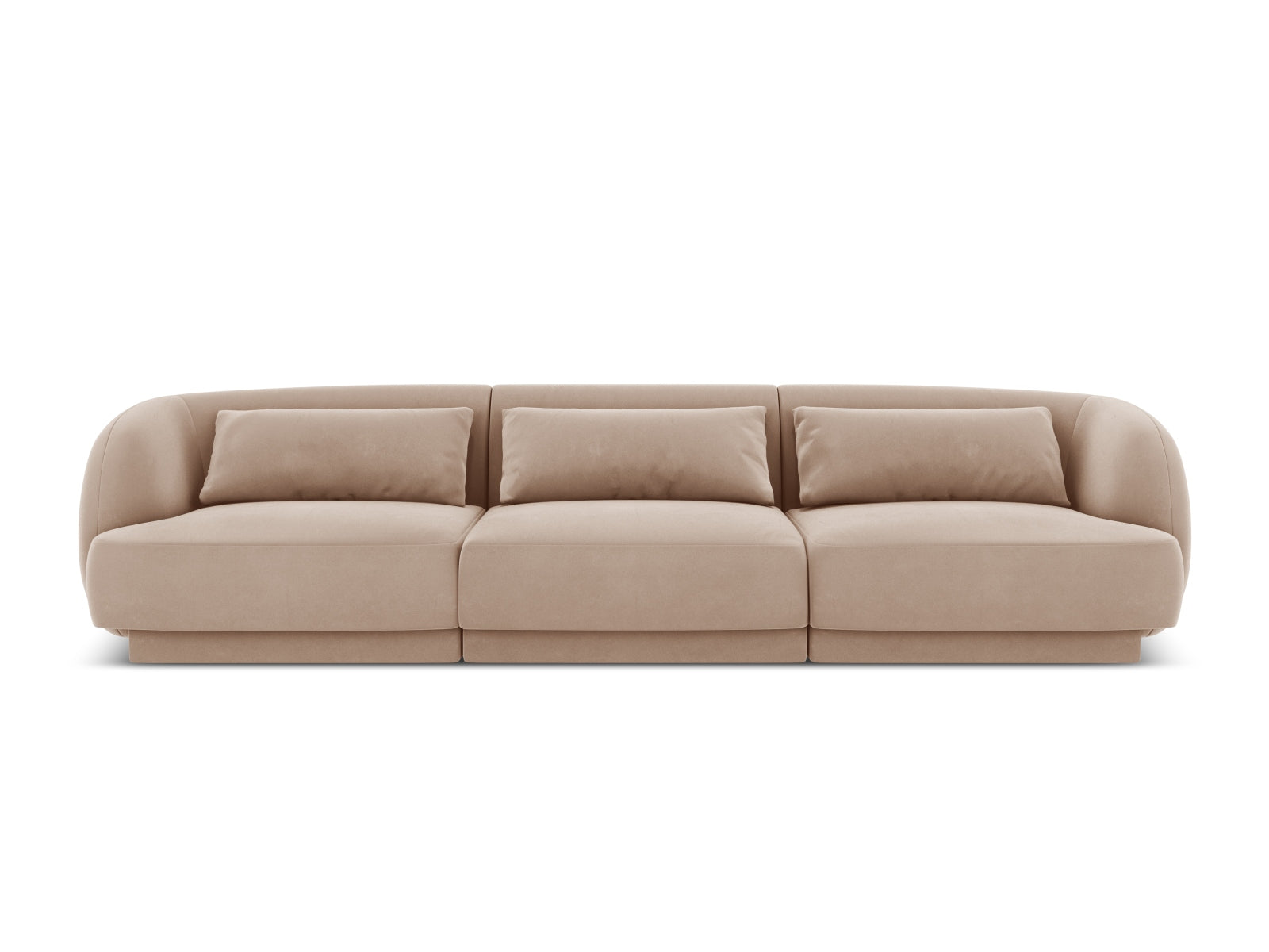 Tulum — Diivan Beige (Bluvel 28) Must plastik