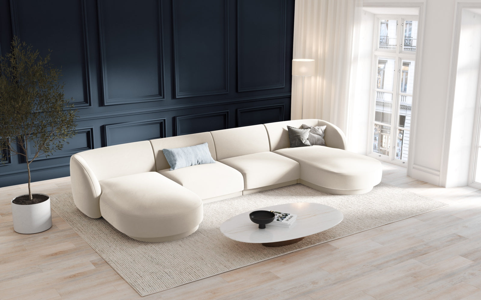 Miley — Panoramic diivan (330,0 x 156,0 x 70,0 cm)