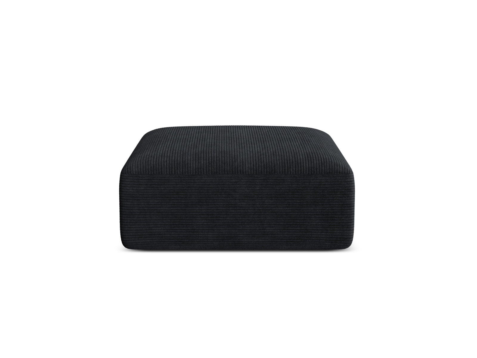 Campi — Pouf Black (Lincoln 100D) Must plastik