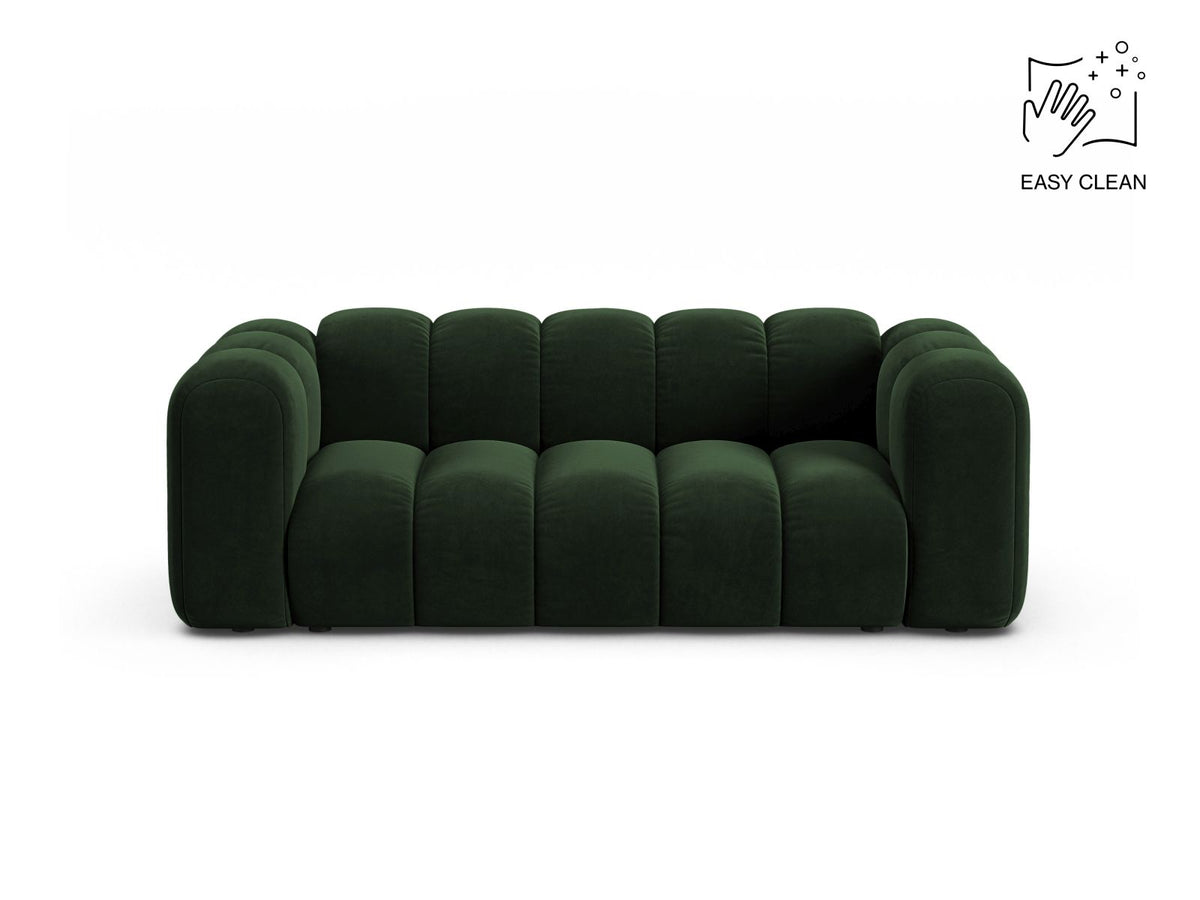 Lupine — Sofa Bottle Green (Venus 2940) Black Plastic