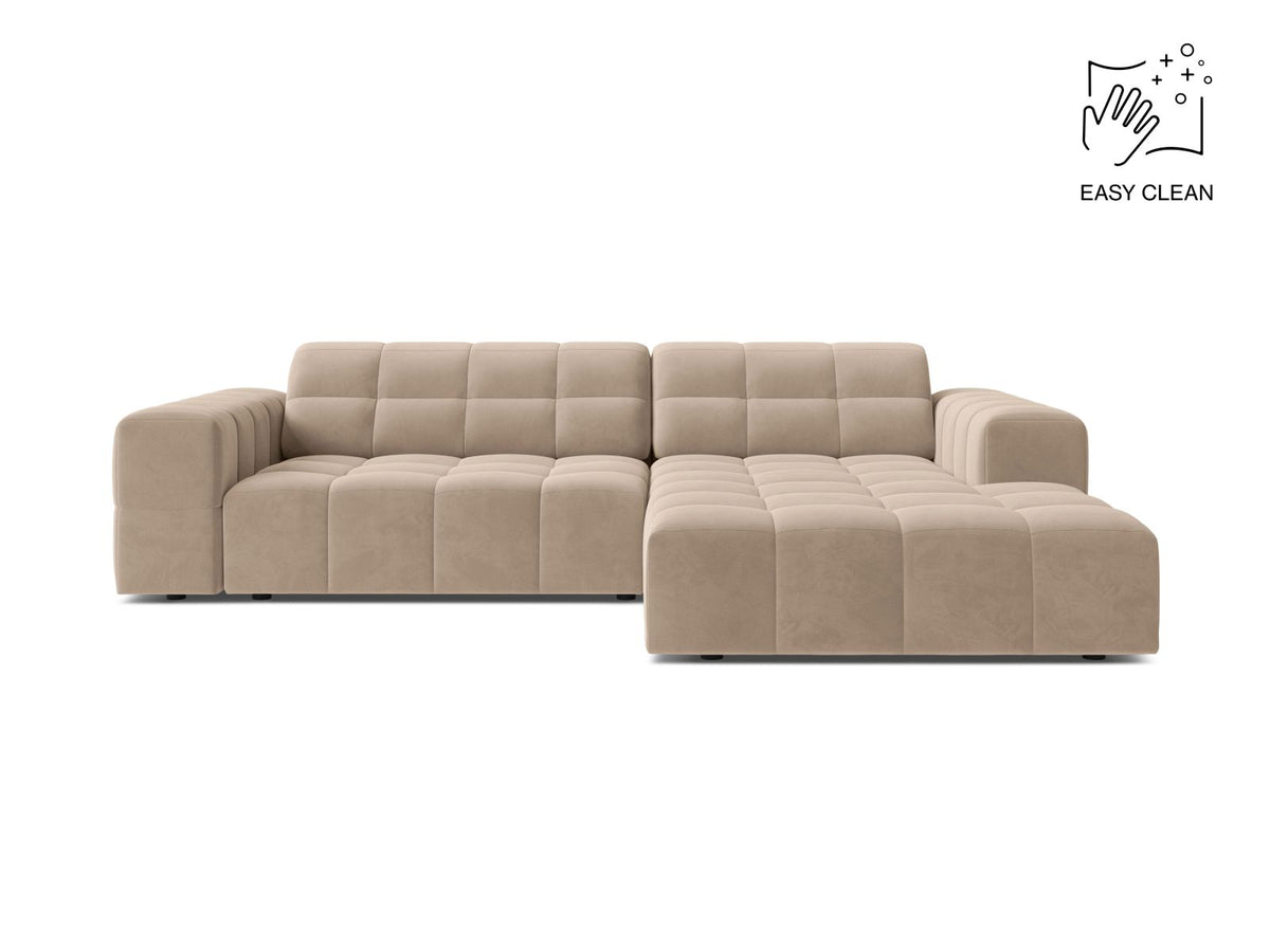 Jennifer — Corner Sofa (234x167x78 cm) Beige (Venus 2928) Right