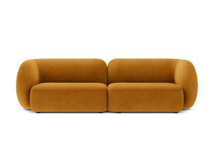 Kate — Sofa Yellow (Salvador 10) Black Plastic