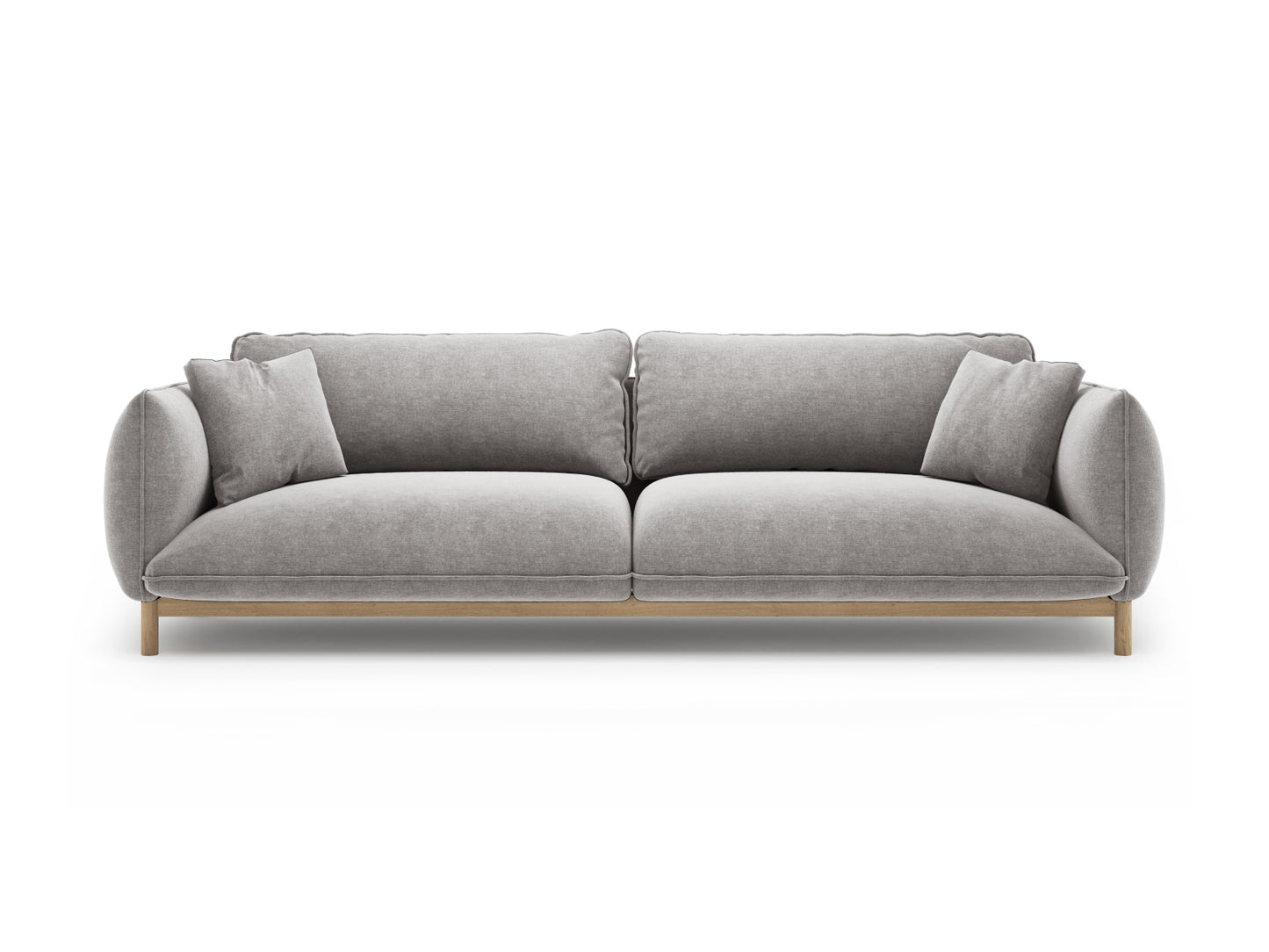 Ada — Sofa (248x101x78 cm) Light Grey (Wind 84)