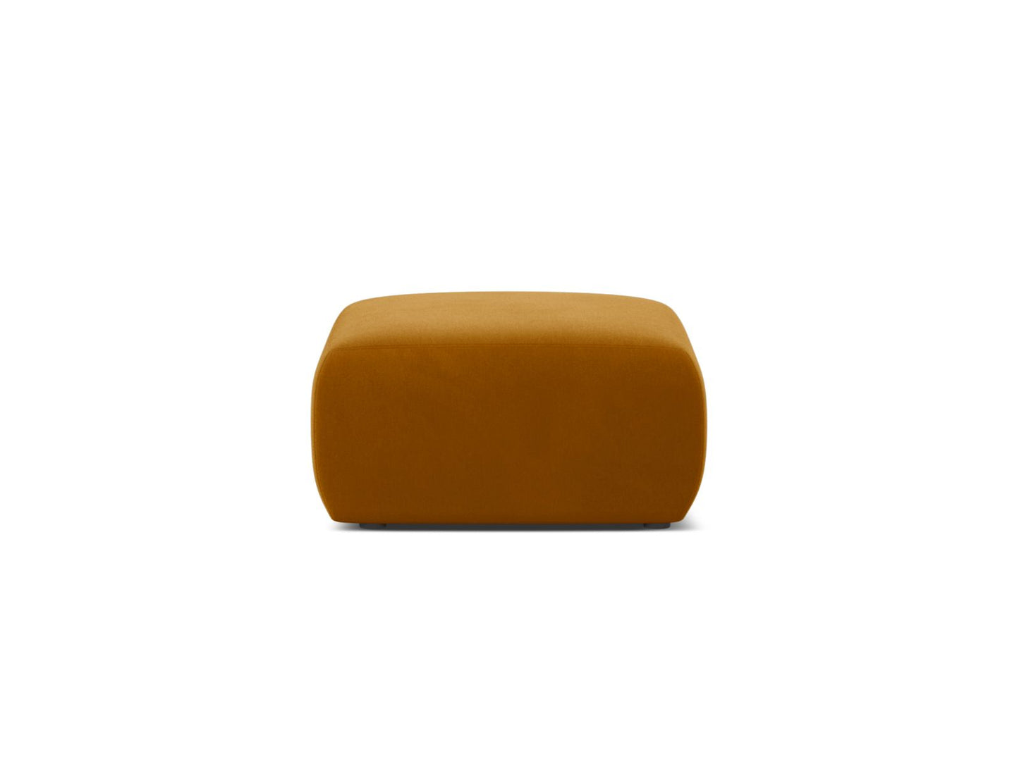 Molino — Pouf Yellow (Casino Mostaza) Black Plastic