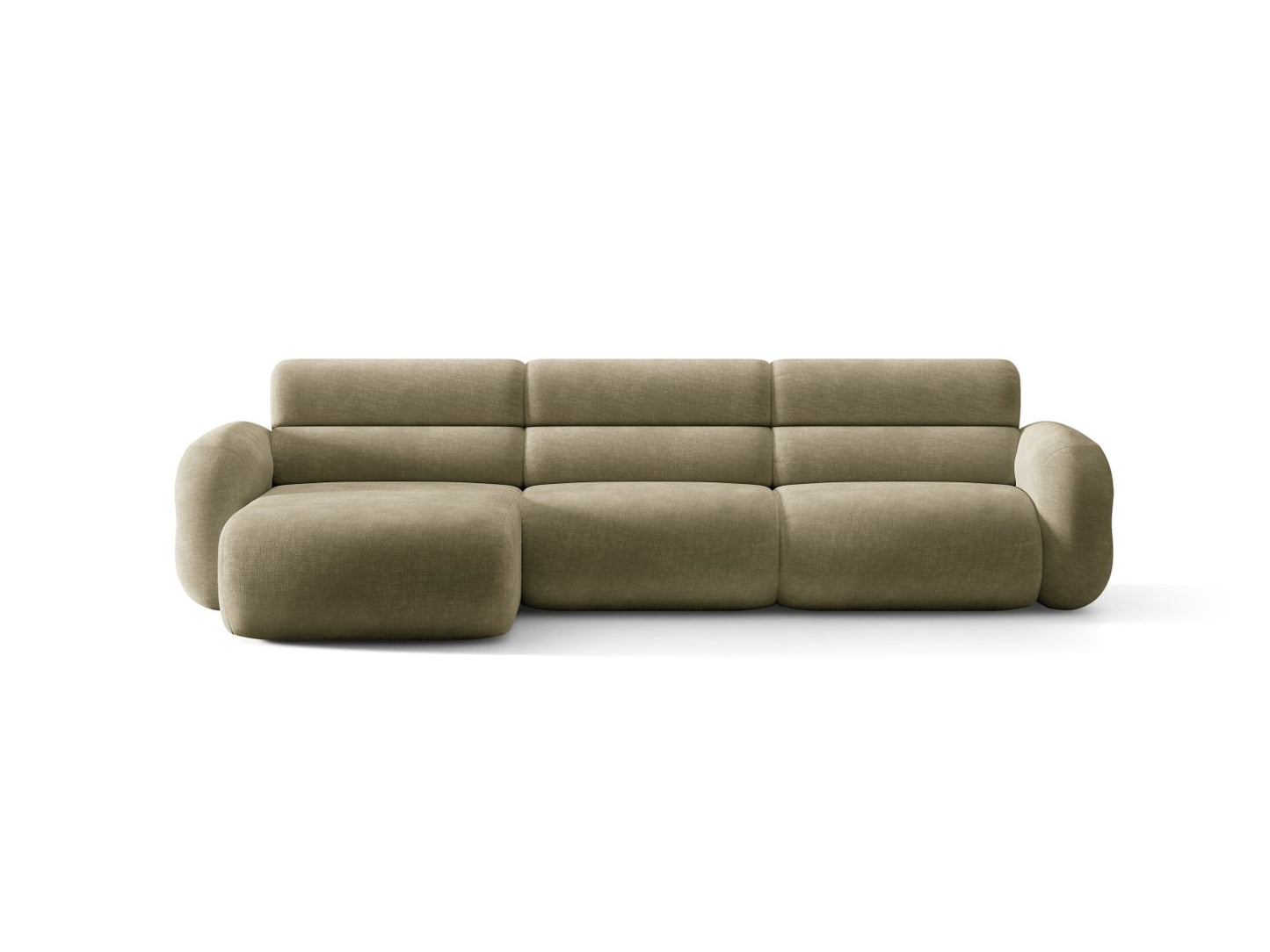 Neo — Corner Sofa (305x165x83 cm) Light Olive (Golden 31) Left