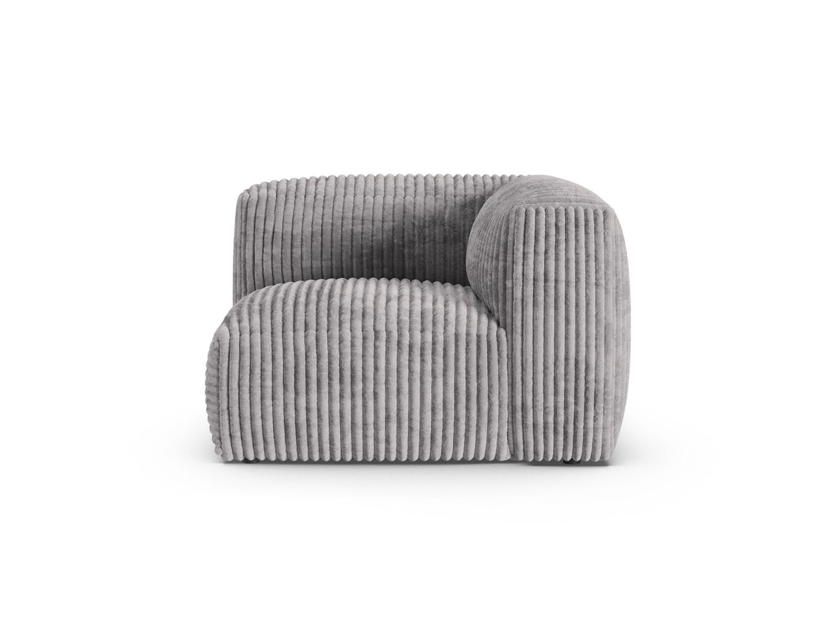 Martina — Modular Sofa Light Grey (Tilia 86) Black Plastic Unknown