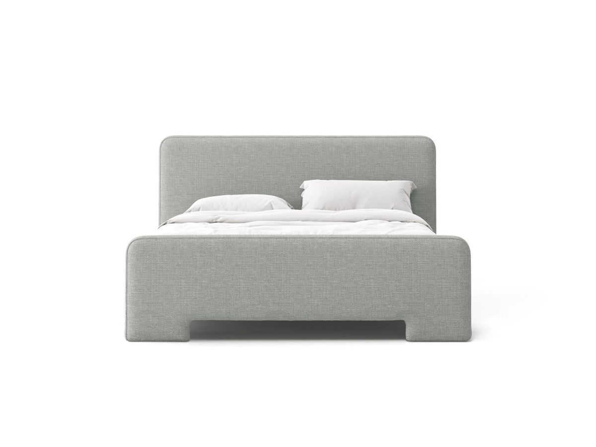 Eda — Bed (151x216x100 cm) Light Grey (Bjorn 06)