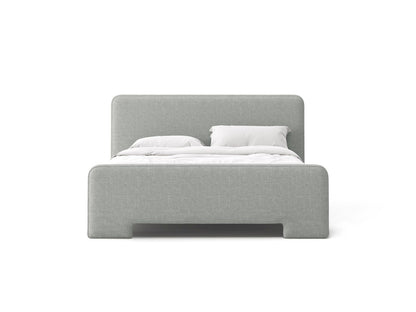 Eda — Bed (191x216x100 cm) Light Grey (Bjorn 06)