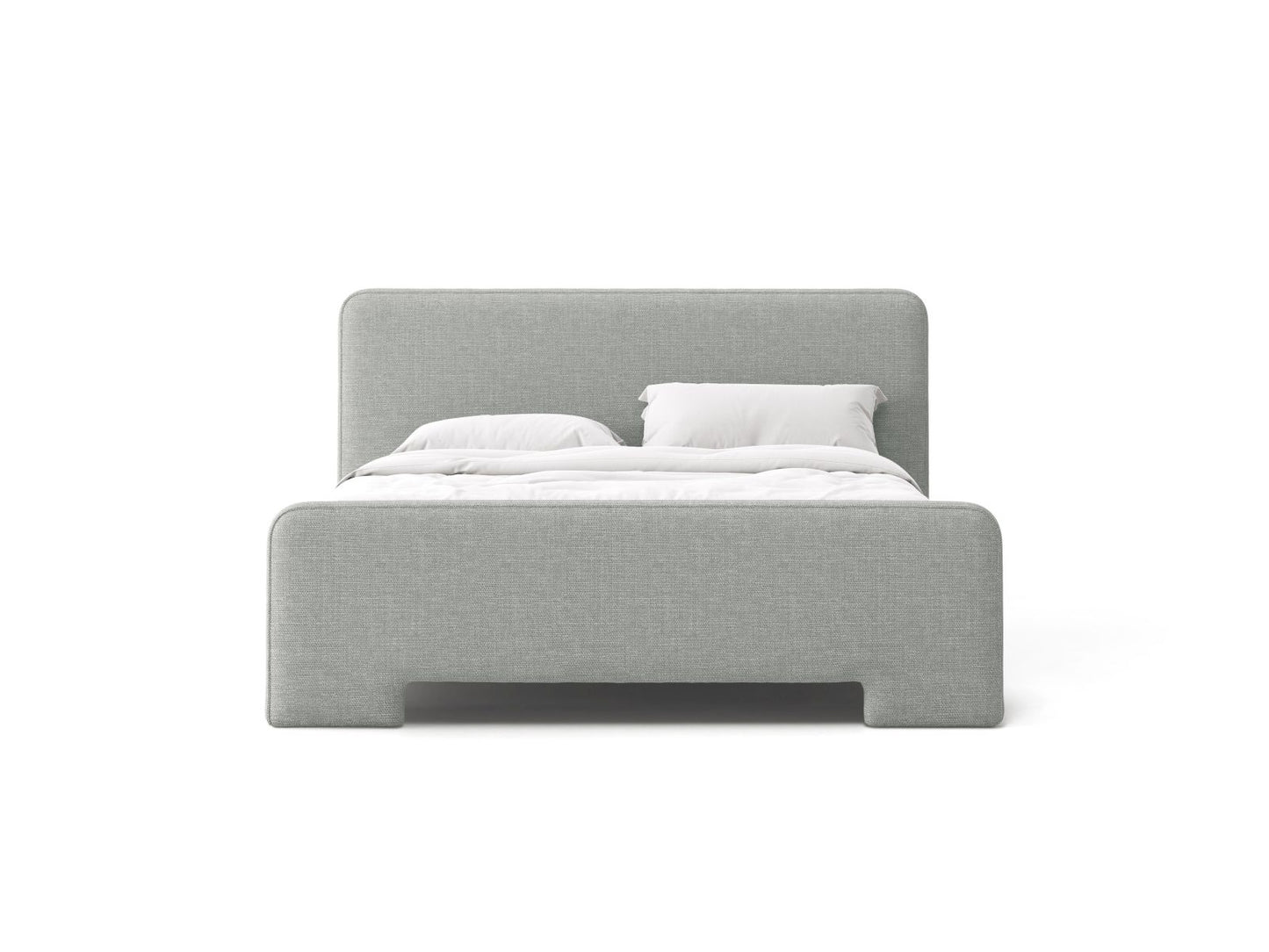 Eda — Bed (171x216x100 cm) Light Grey (Bjorn 06)