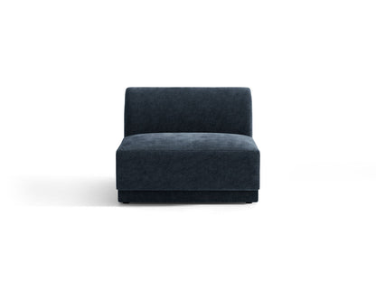 Miley — Modular Sofa Royal Blue (Haga 86) Black Plastic