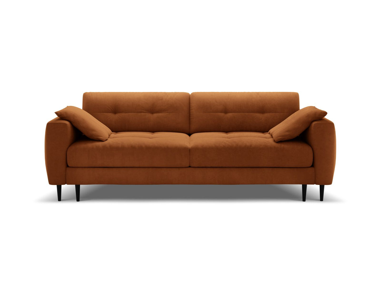 Bemy — Sofa Terracotta (Salvador 14) Black Metal