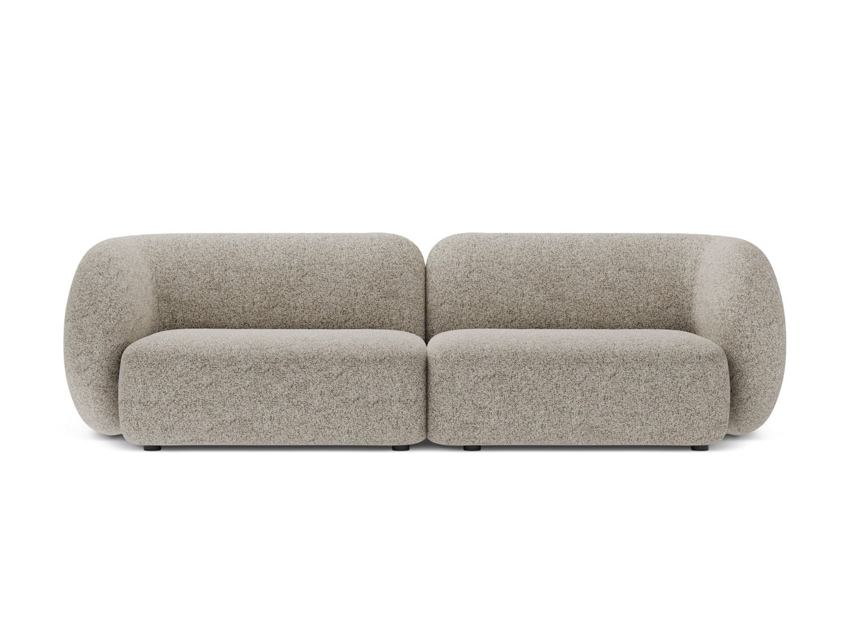 Kate — Sofa Beige Melange (Puente 06) Black Plastic