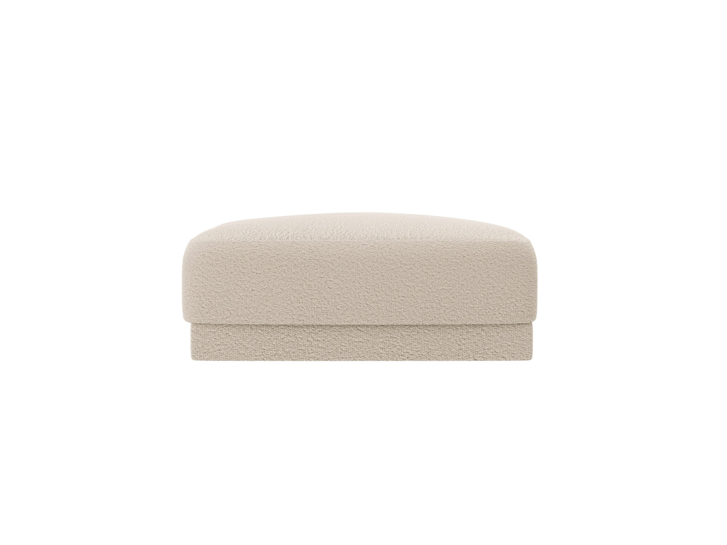 Miley — Pouf Beige (Baloo 2074) Black Plastic