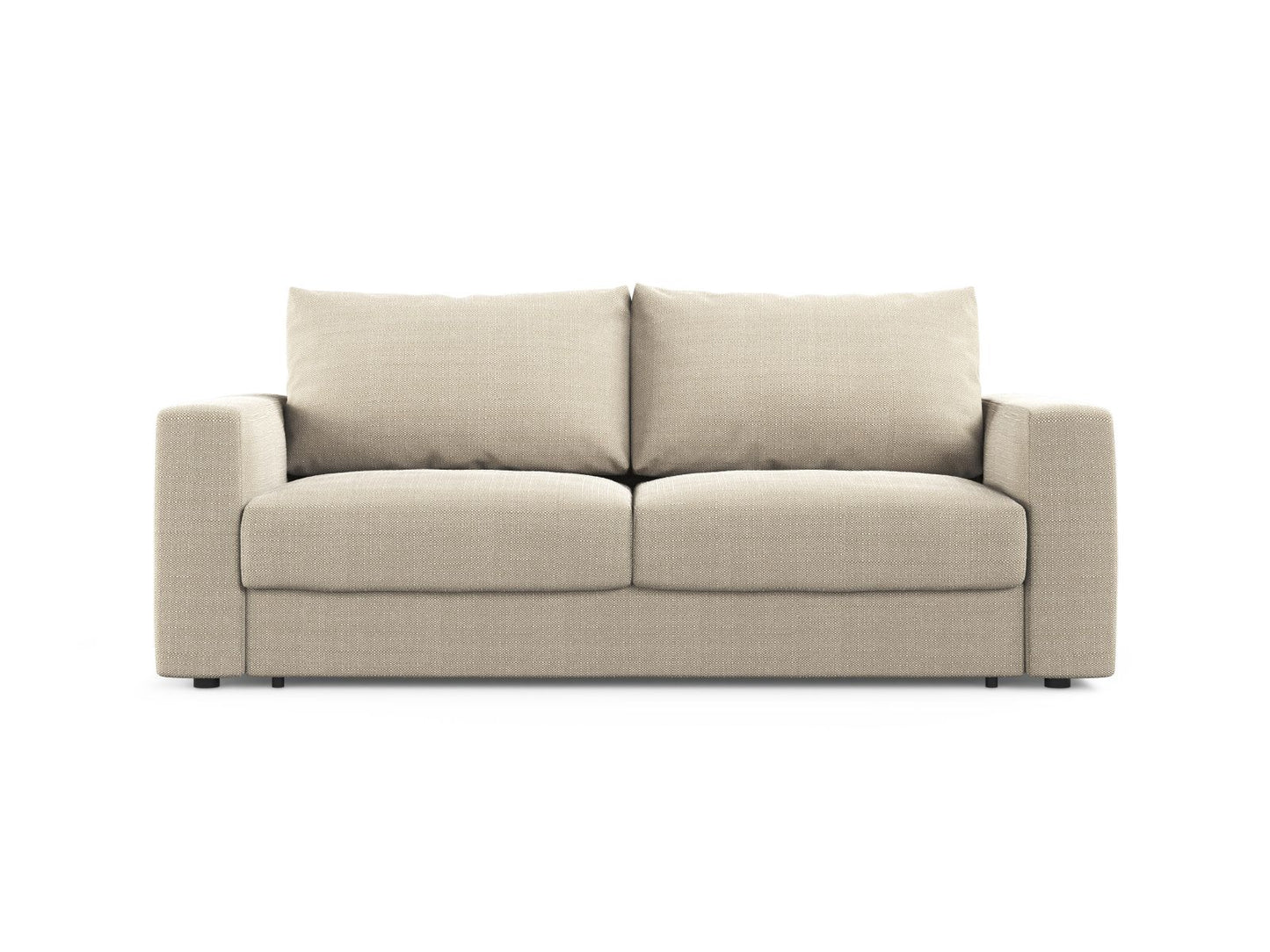 Grena — Sofa Beige (BABEL TOFFEE) Black Plastic