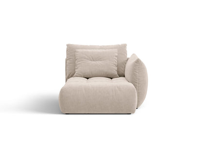 Bloom — Chaise Longue (112x152x97 cm) Light Beige (Wind 05) Right