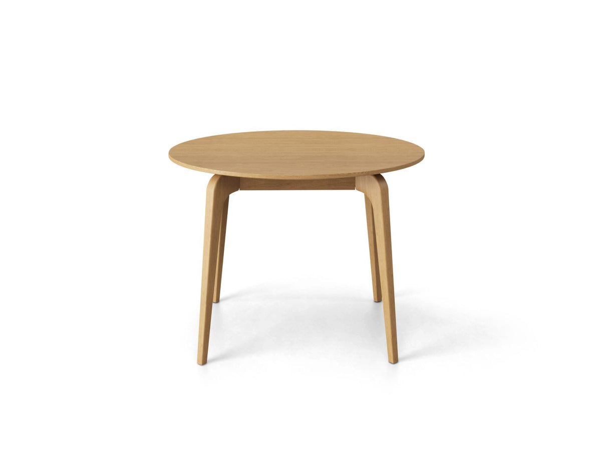 Renee — Table (110x110x76 cm) Natural Oak Veneer (Natural Oak Veneer)