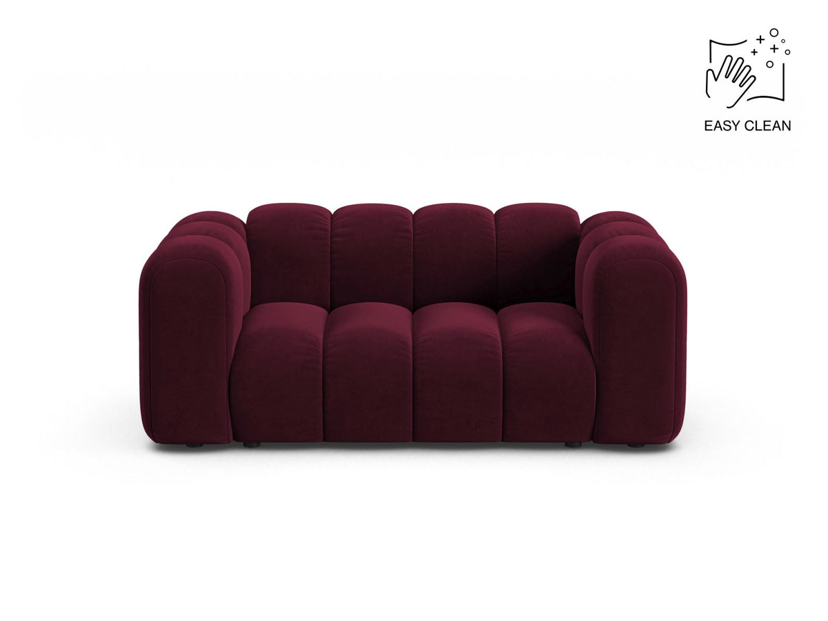 Lupine — Sofa Burgundy (Venus 2932) Black Plastic