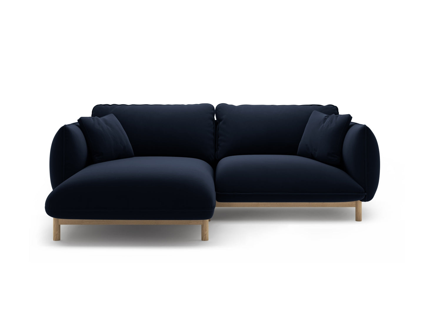 Ada — Corner Sofa (220x179x78 cm) Royal Blue (Casino Deep Blue) Left