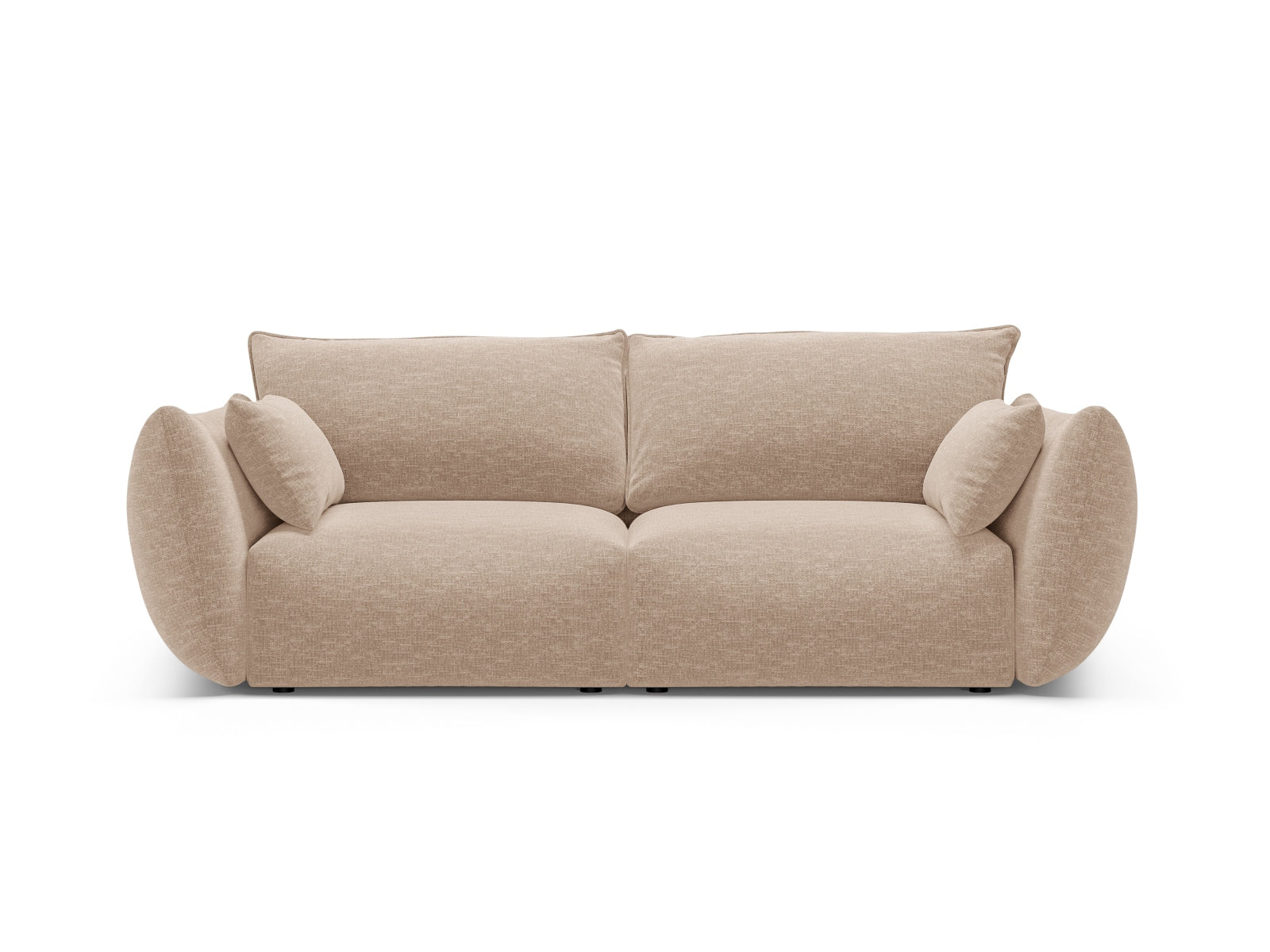 Matera — Diivan Beige (Haga 30) Must plastik