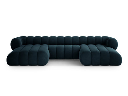 Koge — Panoramic Sofa Deep Petrol (Vogue 13) Black Plastic