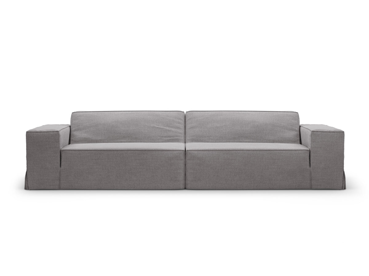 Jodie — Sofa Warm grey (LINS 07) Black Plastic