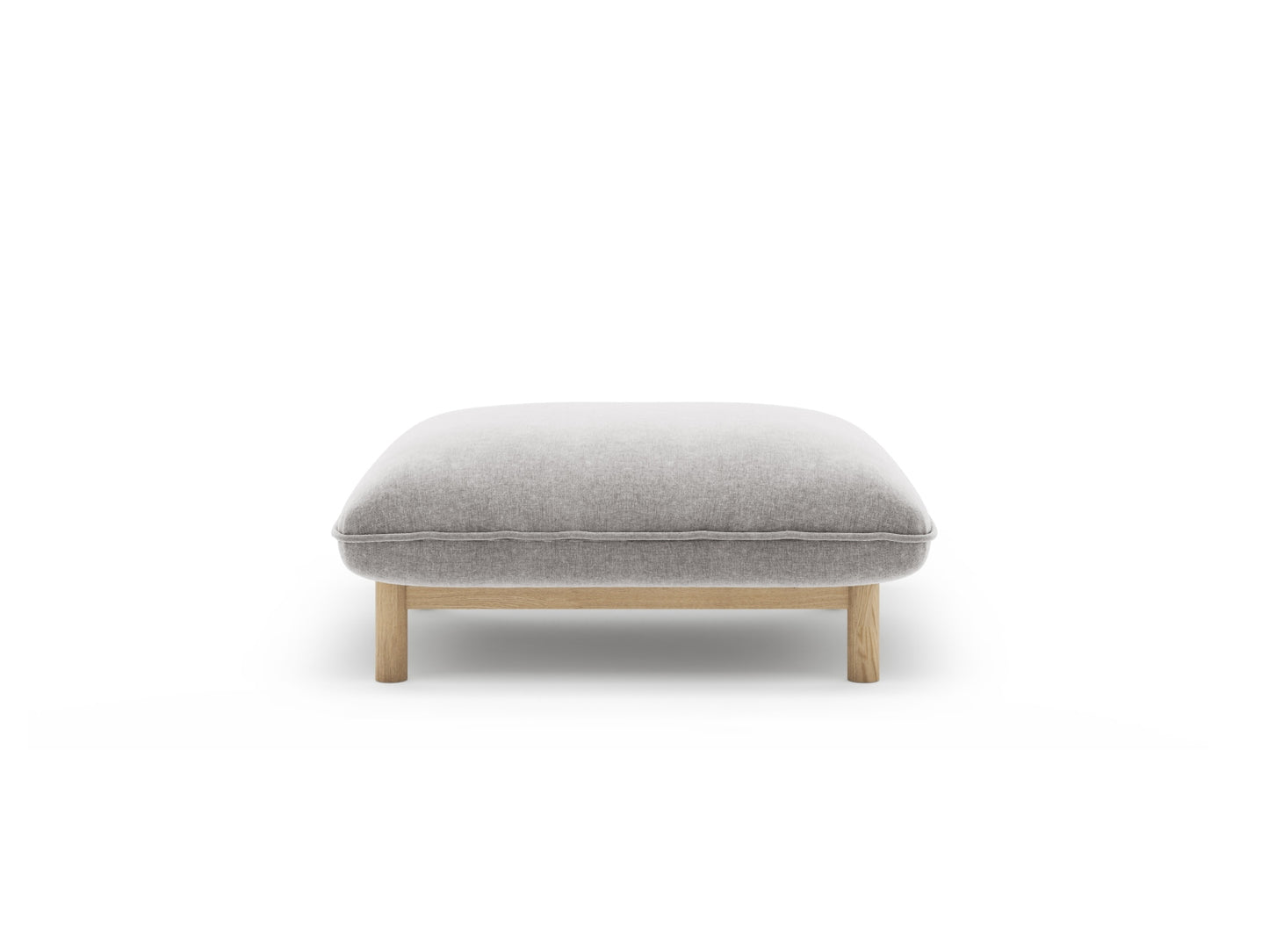 Ada — Pouf (80x65x44 cm) Light Grey (Wind 84)