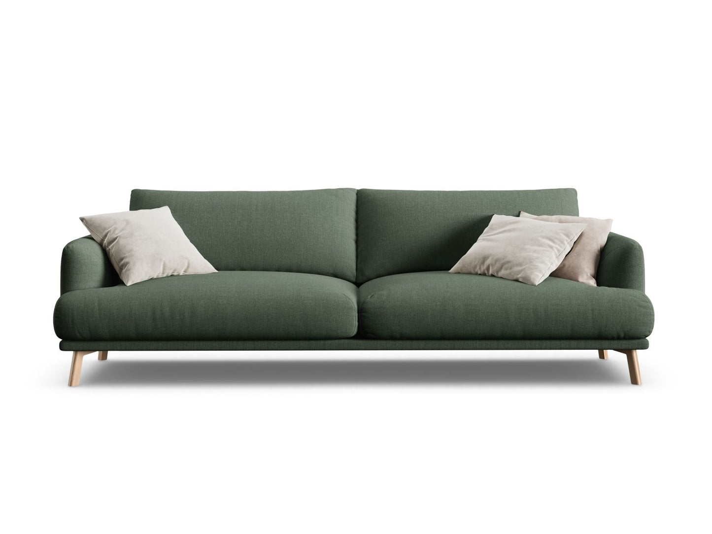 Naomi — Sofa Moss Green (Liberty 12) Wood