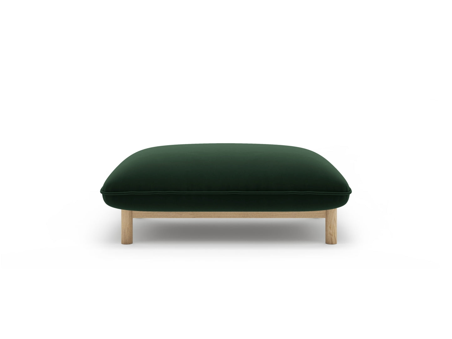 Ada — Pouf (95x65x44 cm) Bottle Green (Casino Deep Green)