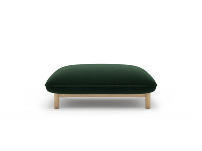 Ada — Pouf (95x65x44 cm) Bottle Green (Casino Deep Green)