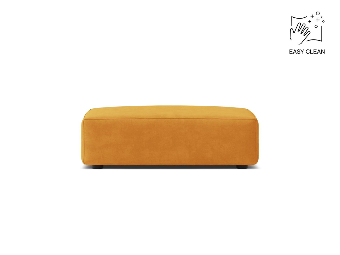 Jodie — Pouf Yellow (Venus 2917) Black Plastic