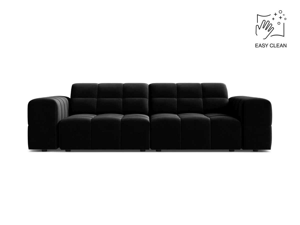 Jennifer — Sofa Black (Venus 2923) Black Plastic