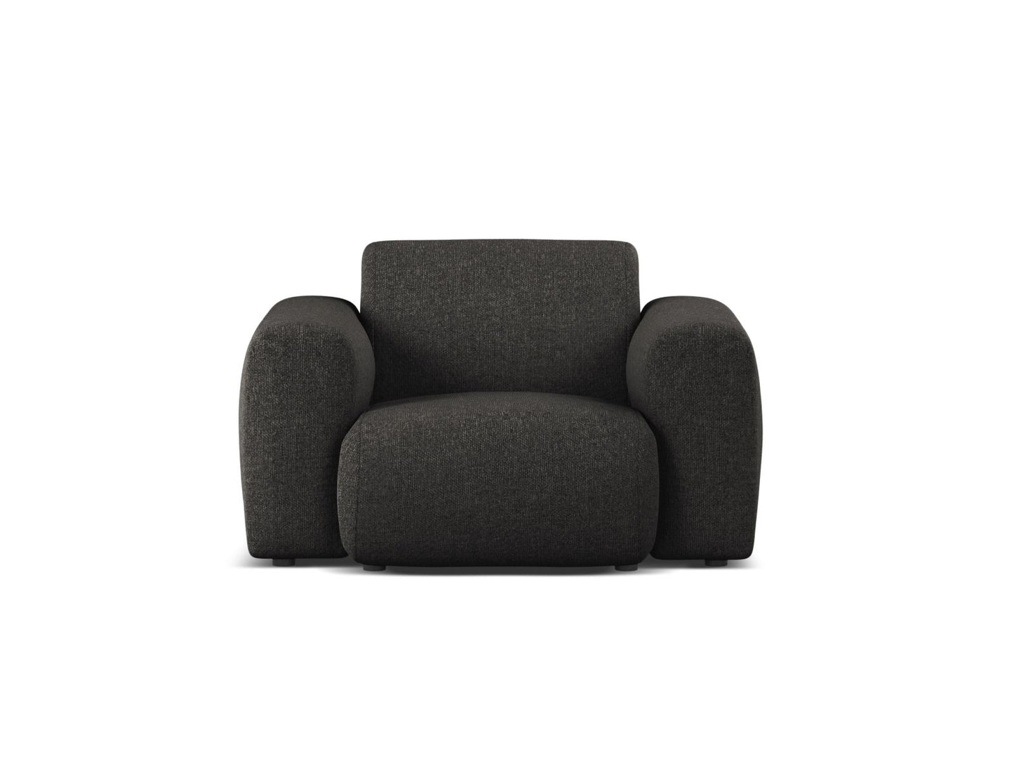 Molino — Armchair Anthracite (Eden 21 Black) Black Plastic