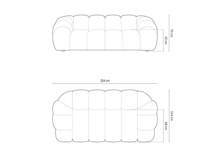 Diana — Diivan (254,0 x 114,0 x 72,0 cm)