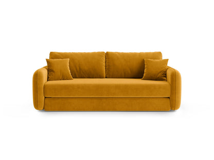 Dormi — Sofa Yellow (Salvador 10) Black Plastic