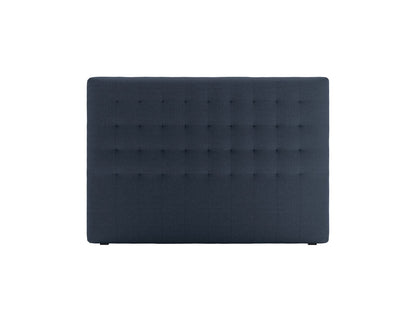 Nova — Headboard Navy Blue (Liberty 15) Black Plastic