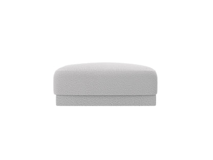 Miley — Pouf Light Grey (Baloo 2085) Black Plastic