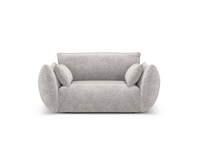 Matera — Armchair Light Grey (Haga 06) Black Plastic