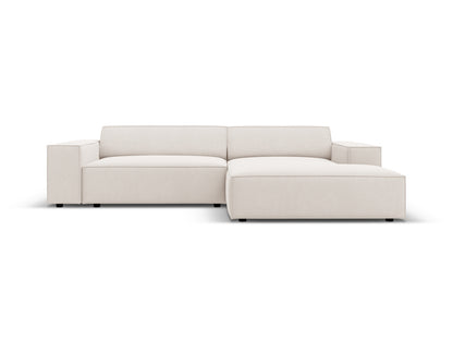Jodie — Corner Sofa (224x162x77 cm) Light Beige (Megan 351) Right