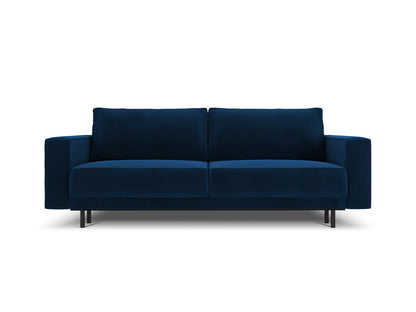 Caro — Sofa Royal Blue (Bluvel 86) Black Beech Wood