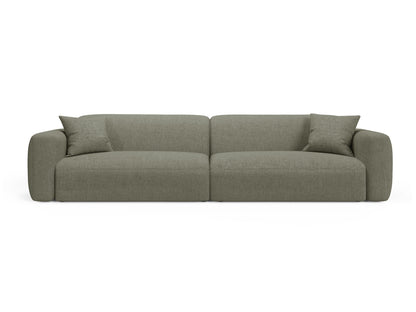 Strino — Sofa Dark Olive Green (Sorella 34) Black Plastic