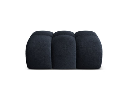 Treno — Pouf Navy Blue (Eden 16 Deep Blue) Black Plastic