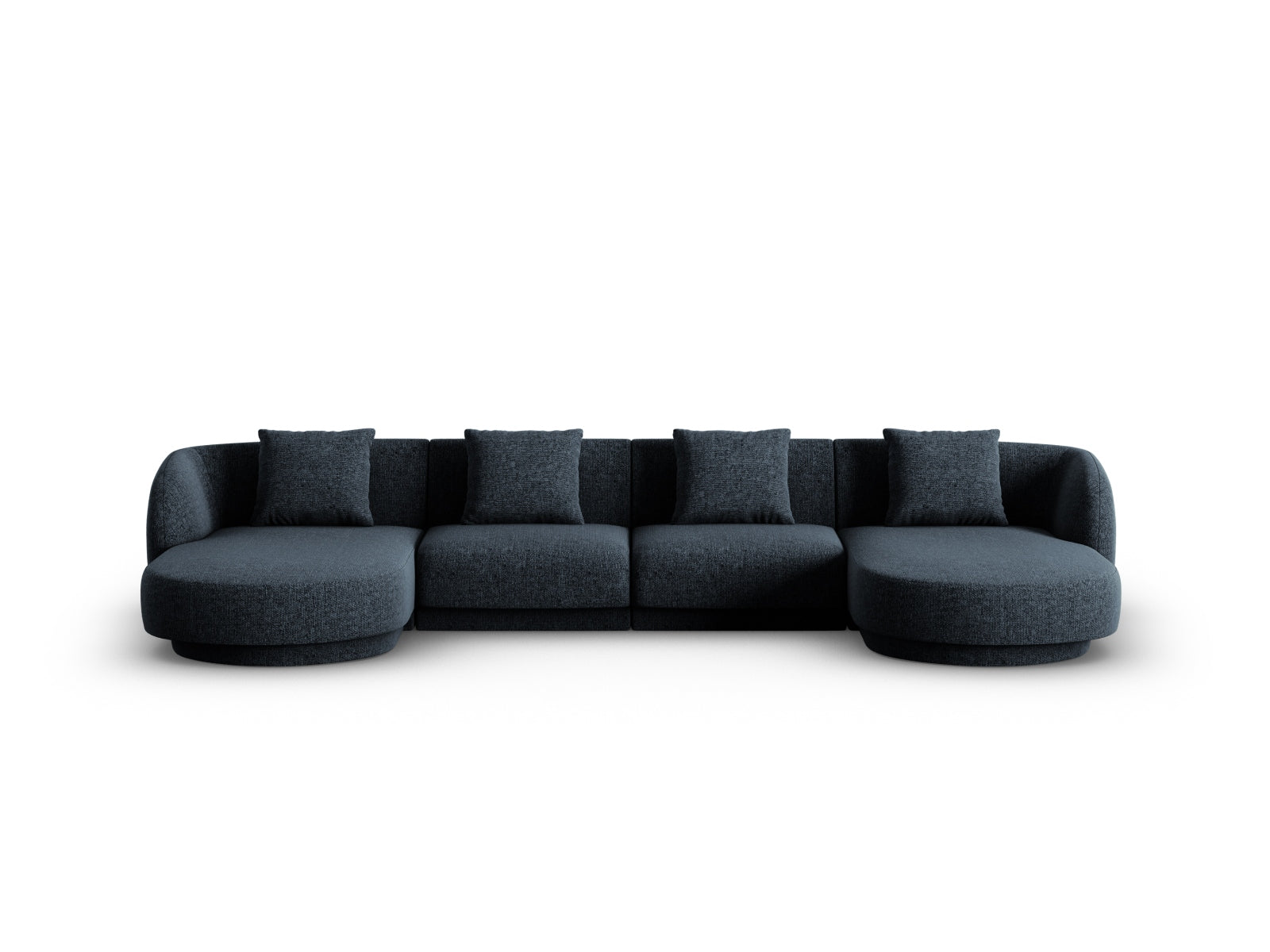 Tulum — Panoramic diivan Royal Blue (Haga 86) must plastik