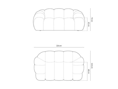 Diana — diivan (214,0 x 114,0 x 72,0 cm)