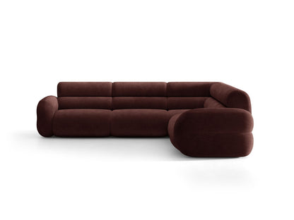 Neo — Corner Sofa (295x295x83 cm) Cherrywood (Golden 68)