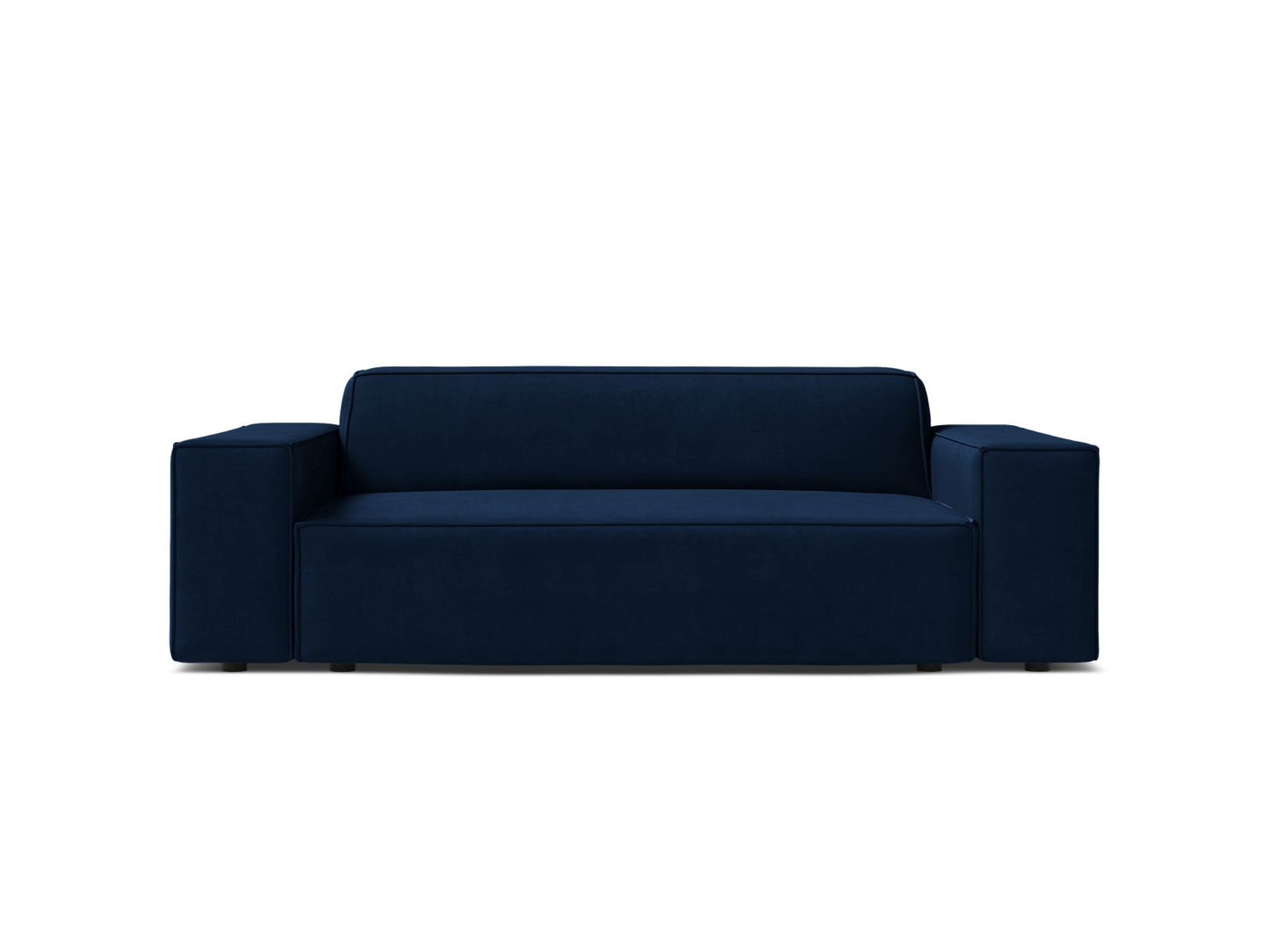 Jodie — Sofa Royal Blue (Bluvel 86) Black Plastic