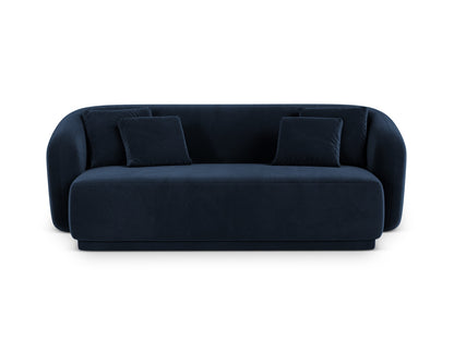 Gomera — Sofa Royal Blue (Salvador 5) Black Plastic